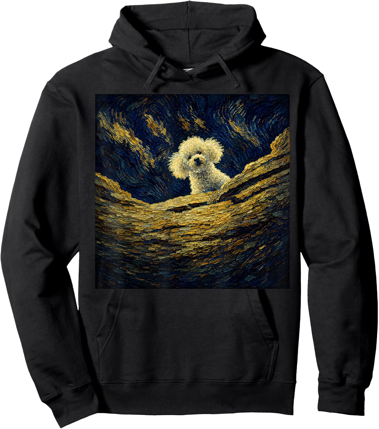 A Little Lamb in the Killer Silence Cute Serial Dog Hoodie - Hoodie | Black