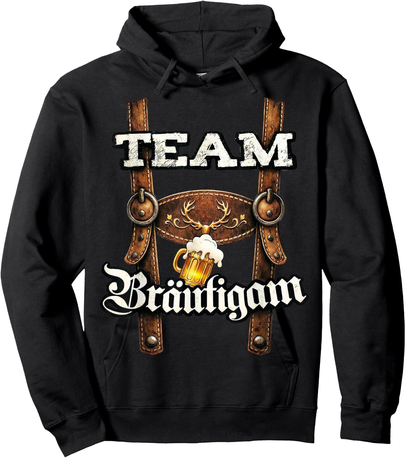 Poltern Männer JGA Junggesellenabschied Polterabend Hoodie - Hoodie | Black