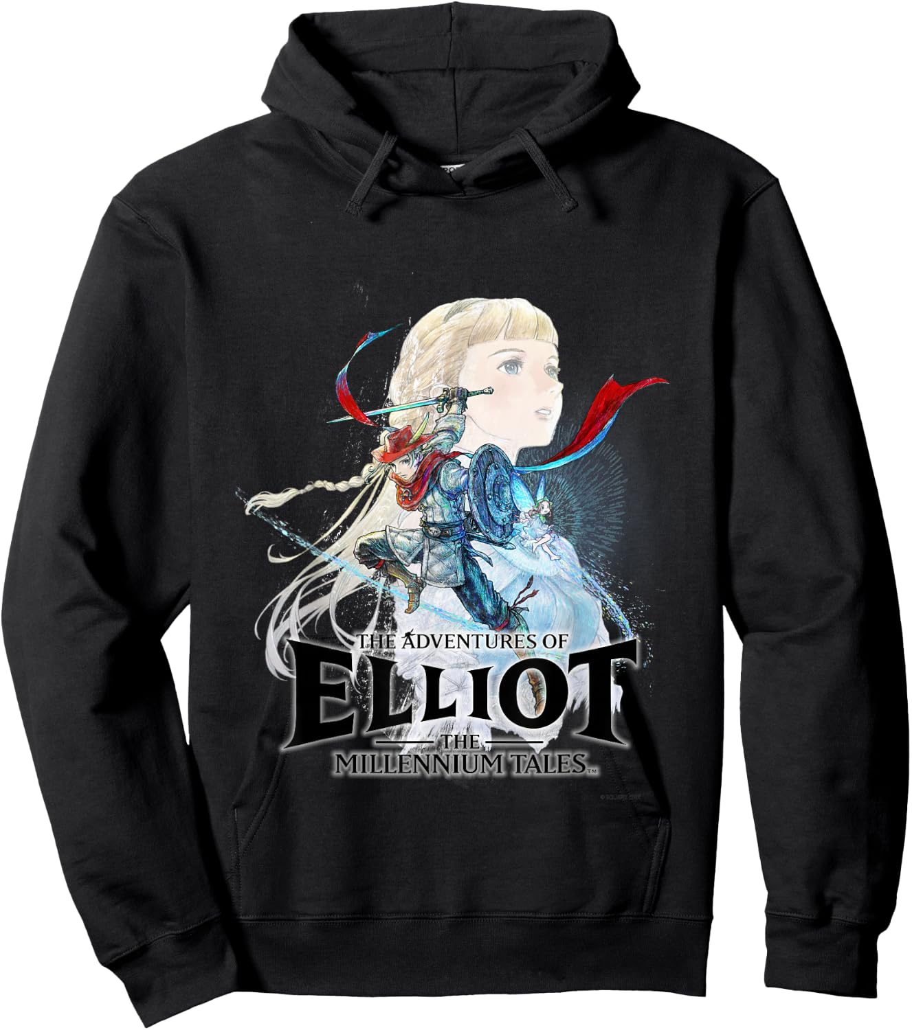 Official THE Adventures of Elliot Box Art Hoodie - Hoodie | Black