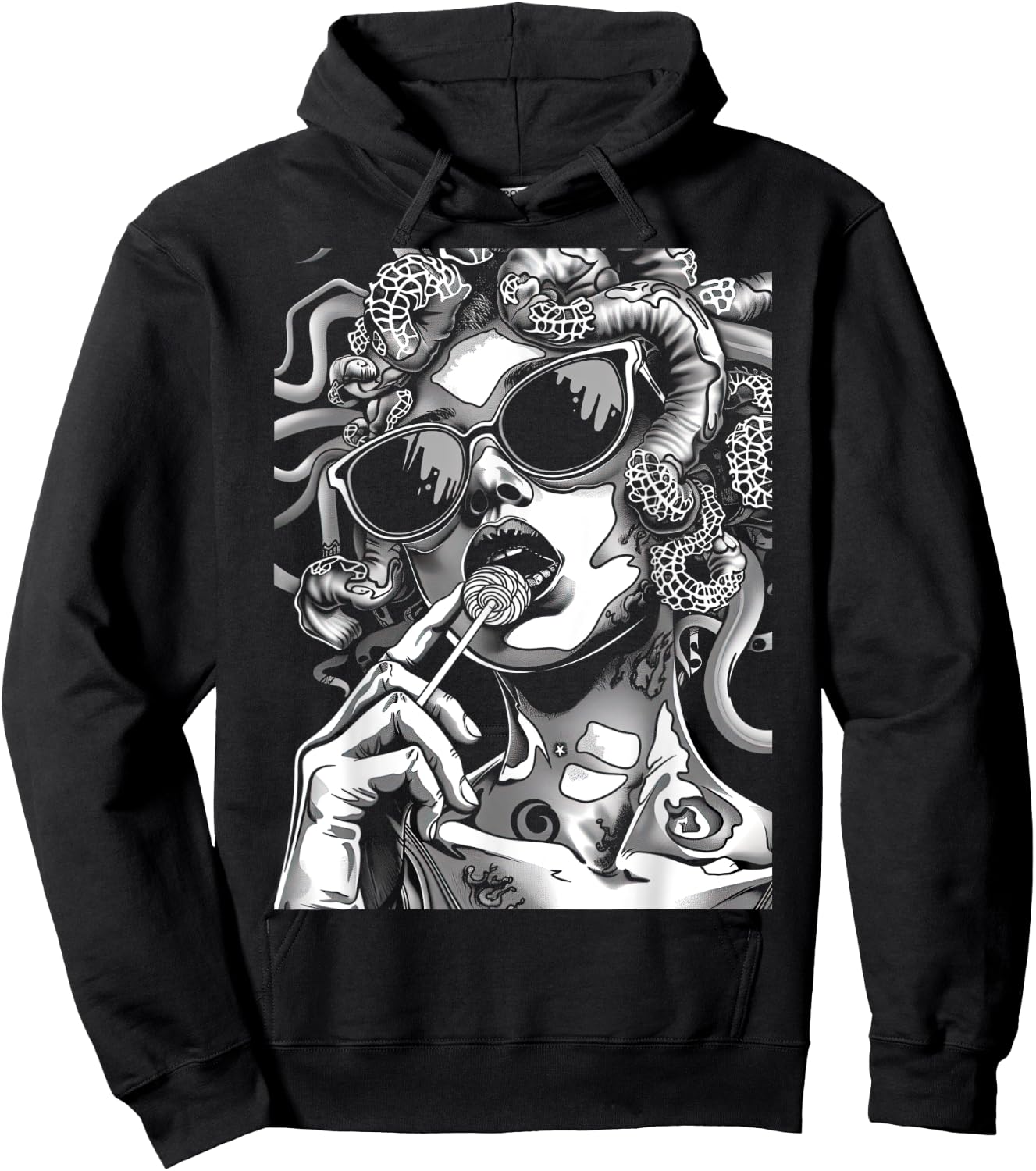 Medusa Gorgon Greek Mythology Hoodie - Hoodie | Black