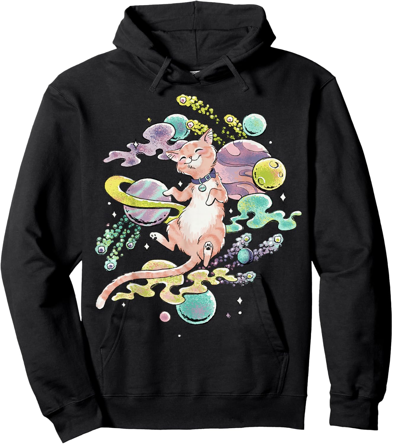 Marvel Captain Marvel Celestial Goose In Space Hoodie - Hoodie | Black