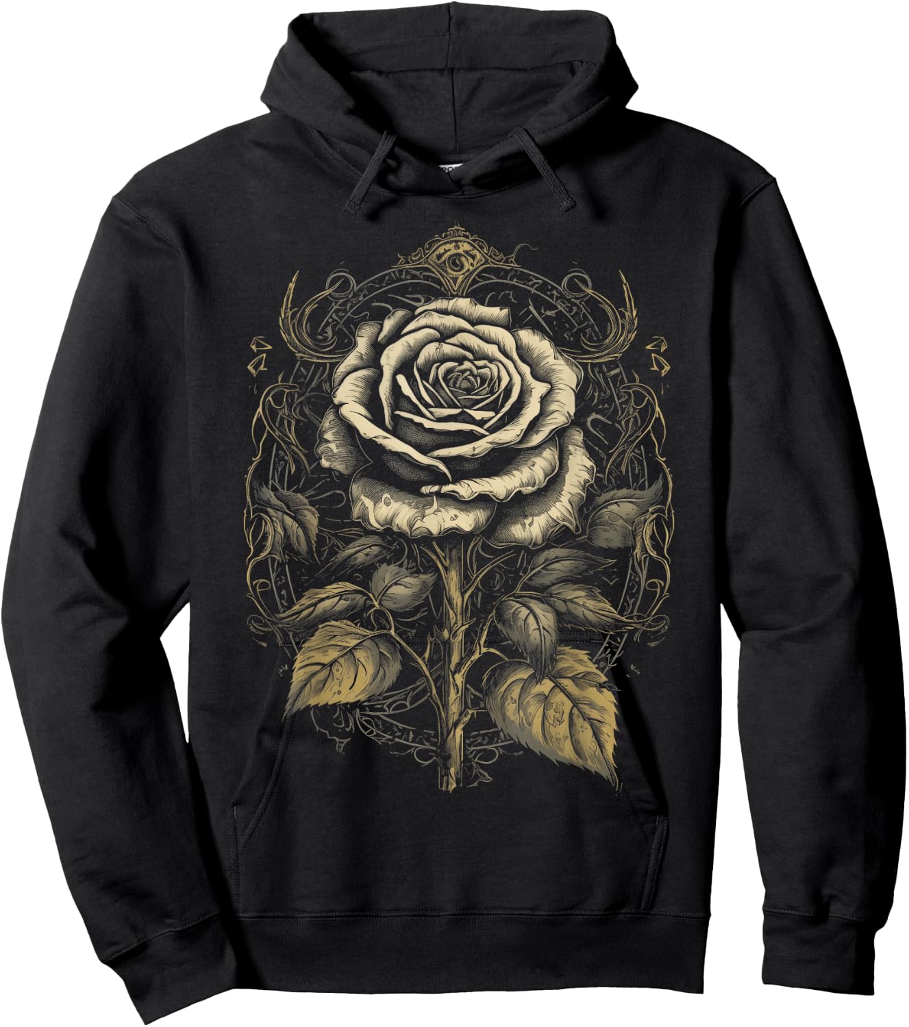 Gothic Aesthetic Rosen Hexen Witchcraft Dark Art Hoodie - Hoodie | Black