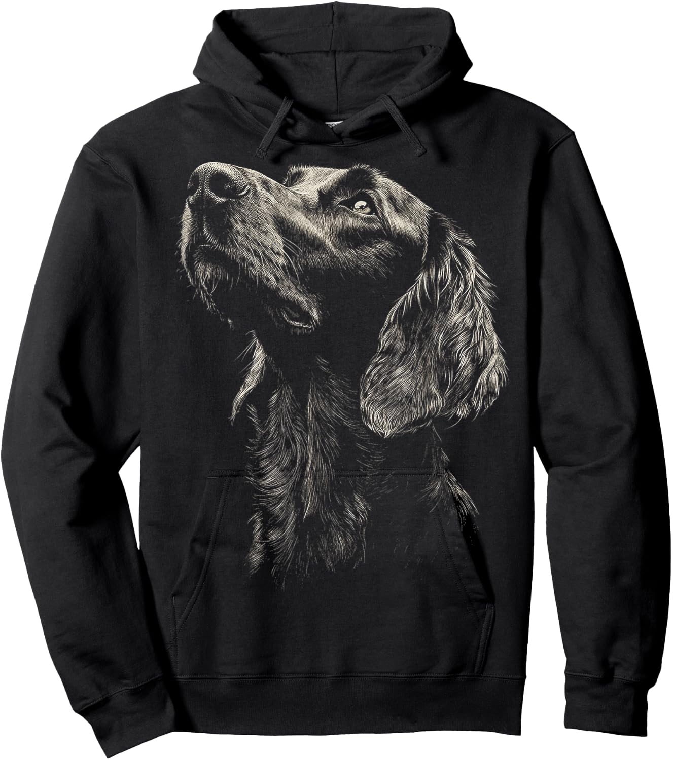 Irish Setter Dog Motif Pet Artwork Irish Setter Women Kids Hoodie - Hoodie | Black