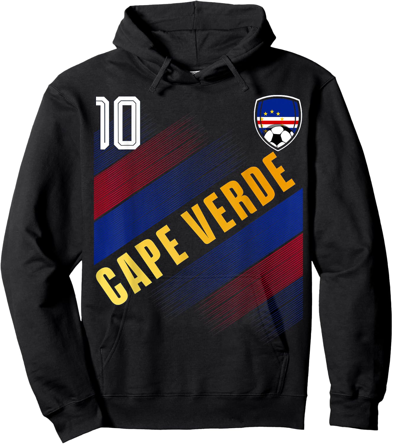 Cape Verde Flag Cape Verdean Pride Lovers Hoodie - Hoodie | Black