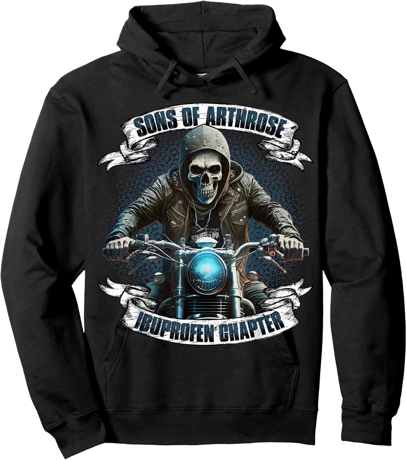 Sons of Arthrose - Ibuprofen Chapter Biker Motorradfahrer Hoodie - Hoodie | Black