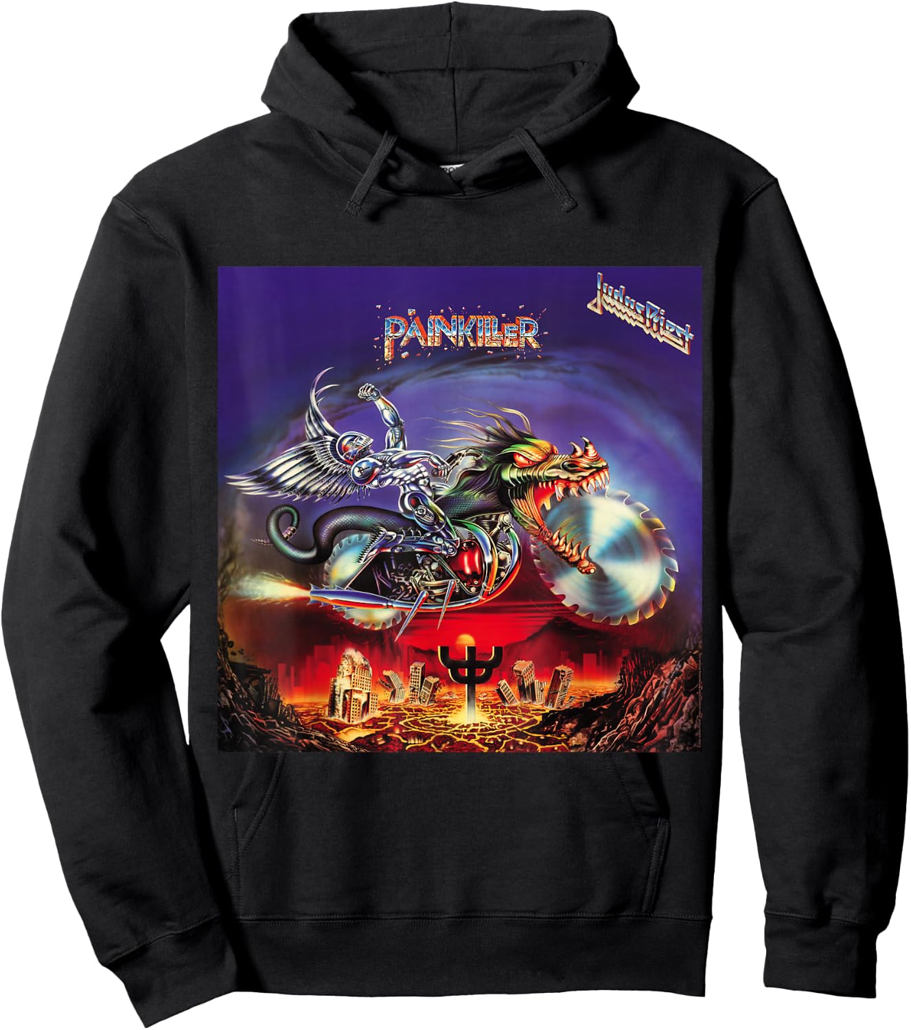 Judas Priest Pain Killer Hoodie - Hoodie | Black