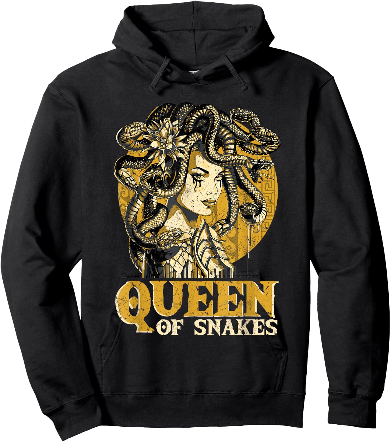 Medusa Queen Of Snakes Medusa Costume Hoodie - Hoodie | Black