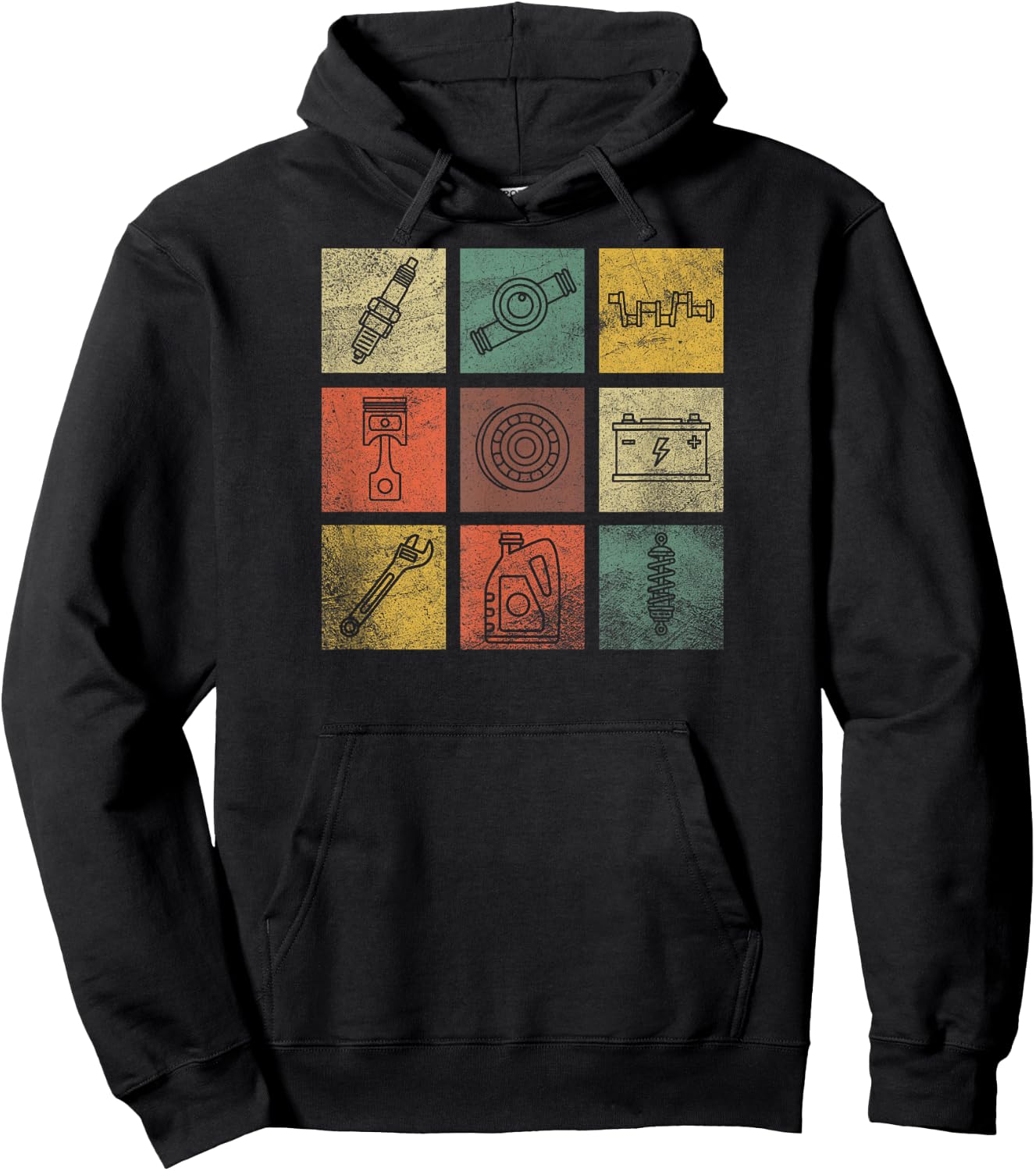 Motorsport Car Tuning Mechatronics Mechanic , Black Hoodie - Hoodie | Black