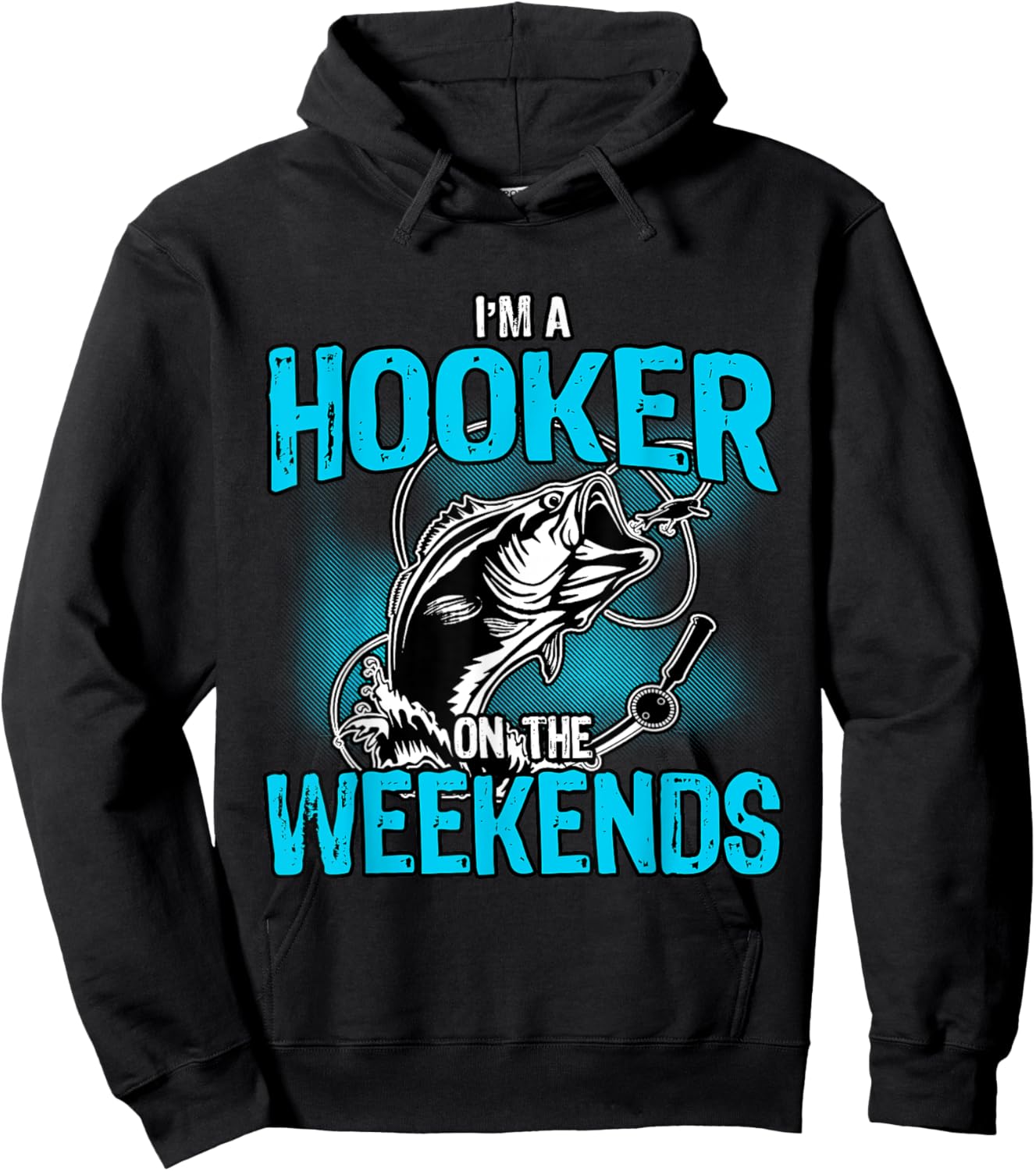 I'm A Hooker On The Weekends Hoodie - Hoodie | Black