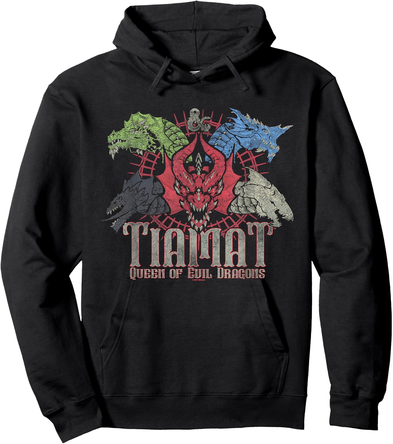 Dungeons & Dragons Queen of Evil Tiamat Hoodie - Hoodie | Black