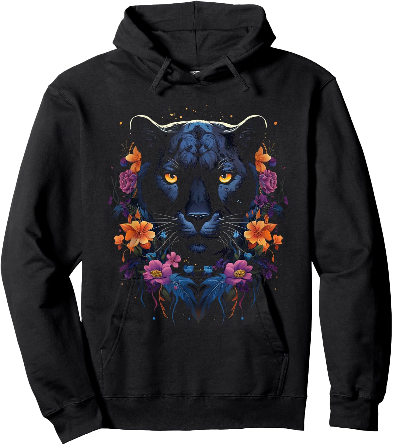 Panther with beautiful eyes black panthers Hoodie - Hoodie | Black