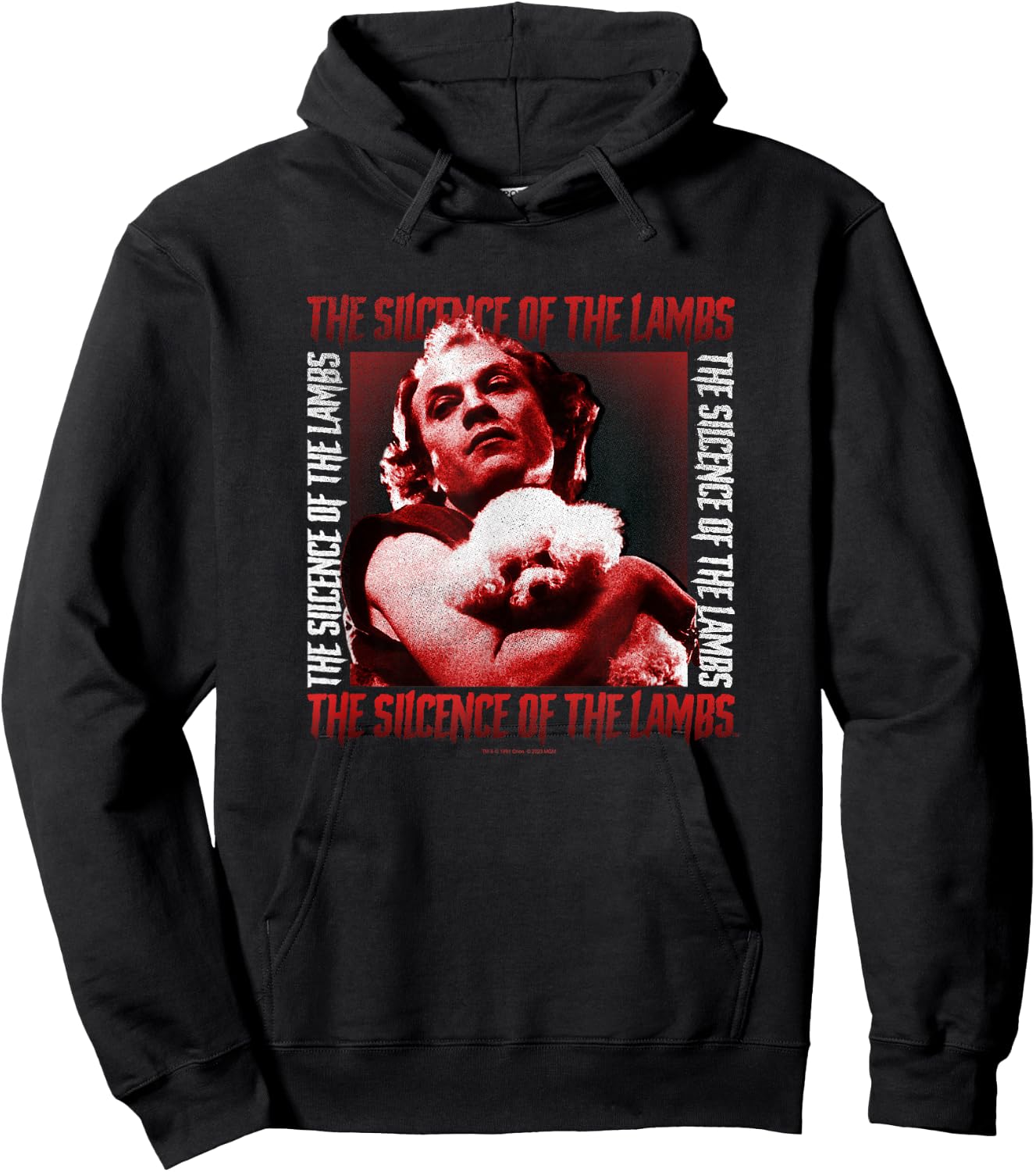 The Silence of The Lambs Buffalo Bill Vintage Portrait Hoodie - Hoodie | Black