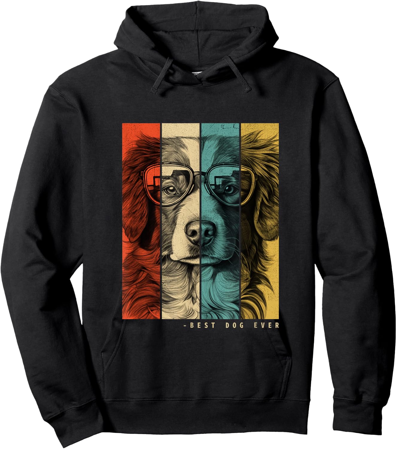 Vintage Nova Scotia Duck Tolling Retriever Toller Dog Mom Hoodie - Hoodie | Black