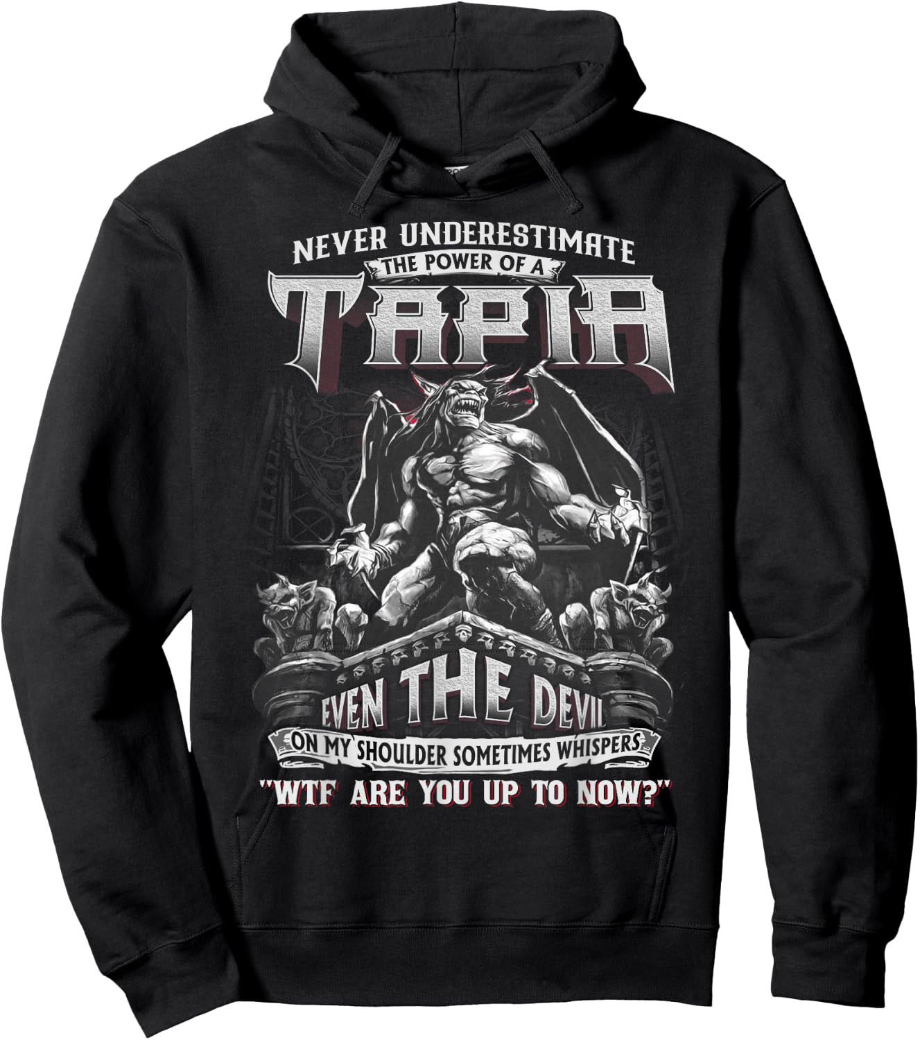 Tapia - Never Underestimate The Power Of A Tapia Hoodie - Hoodie | Black