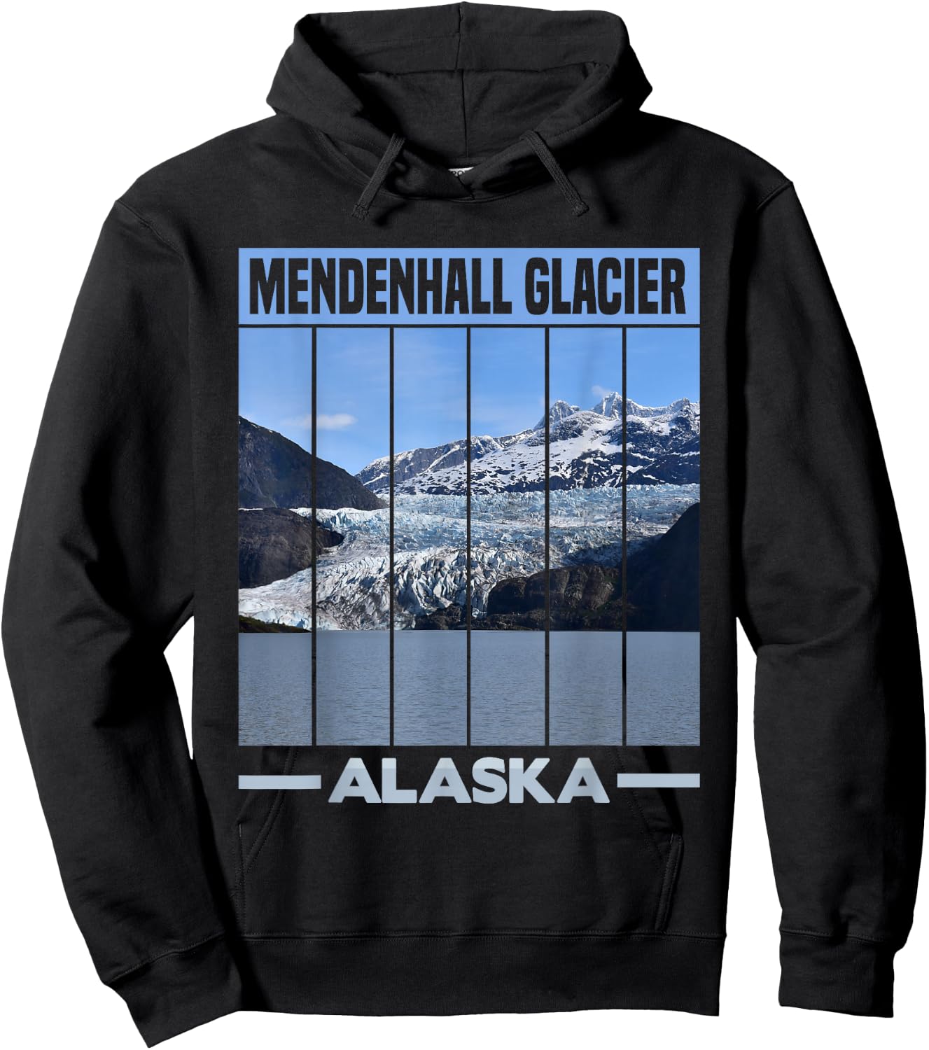 Mendenhall Glacier Alaska Hoodie - Hoodie | Black