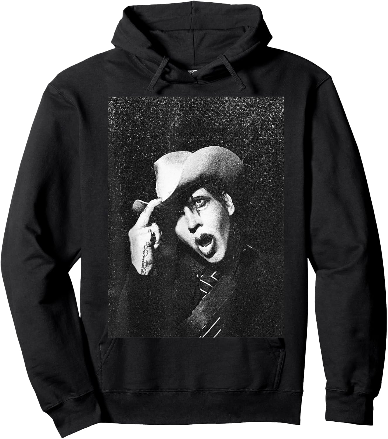 Marilyn Manson - Cowboy , black Hoodie - Hoodie | Black