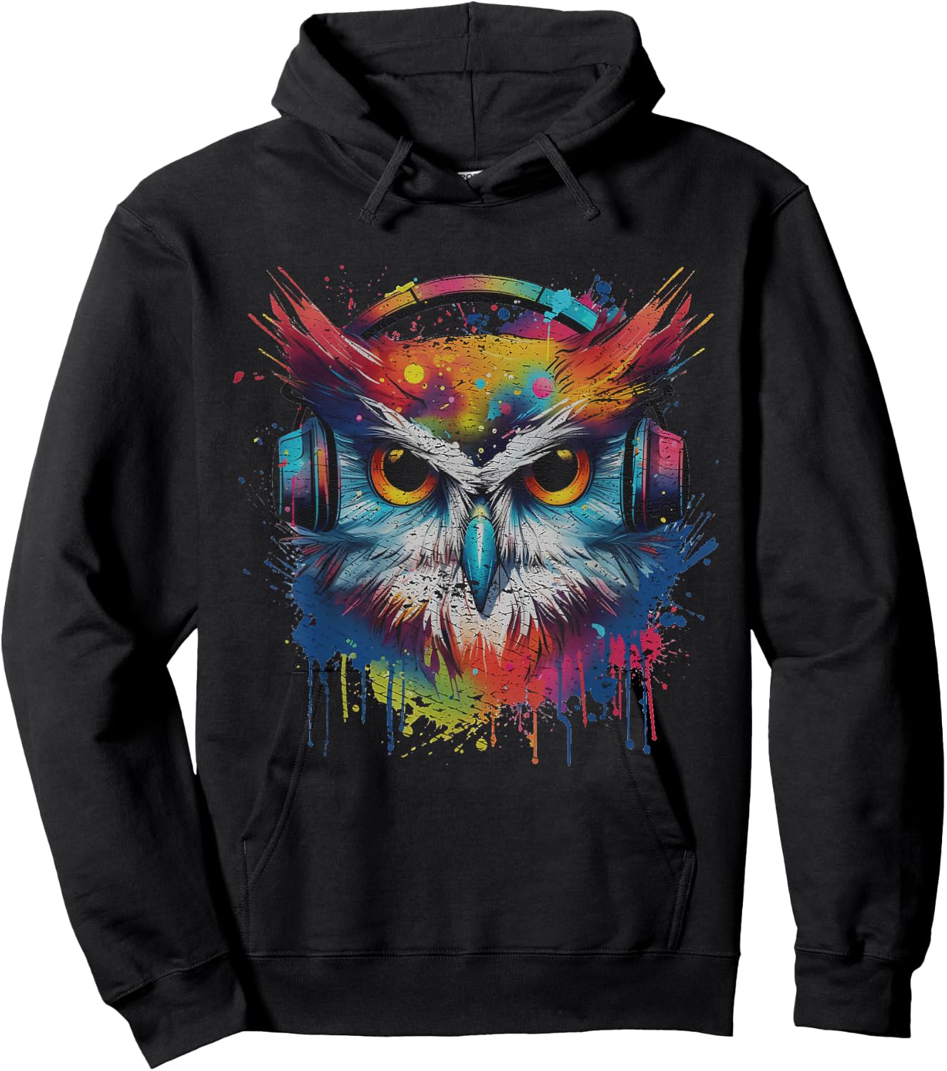 Owl Music Dj Hoodie - Hoodie | Black