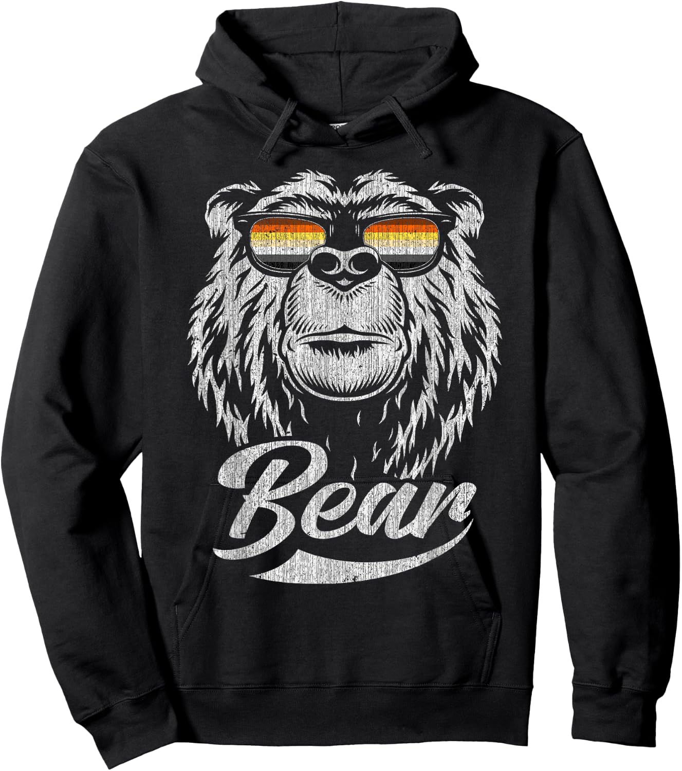 Gay Bear Community Bär mit Brille Hoodie - Hoodie | Black