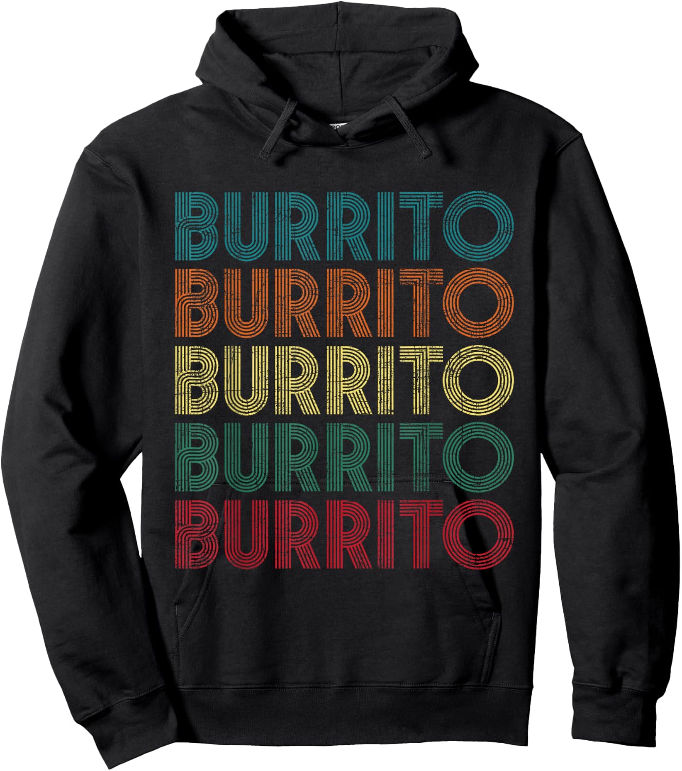 Burrito - Cinco De Mayo Tortilla Mexican Cuisine Food Lover Hoodie - Hoodie | Black
