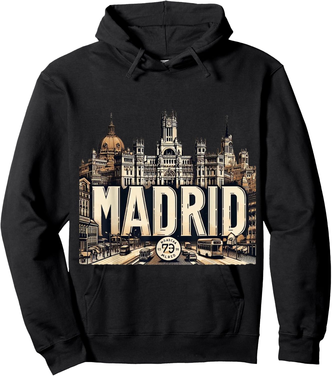 Madrid Espana - Madrid Spain Hoodie - Hoodie | Black