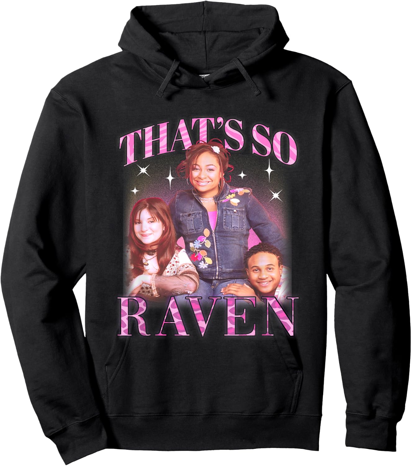 Disney That's So Raven Main Cast Vintage Group Shot Hoodie - Hoodie | Black