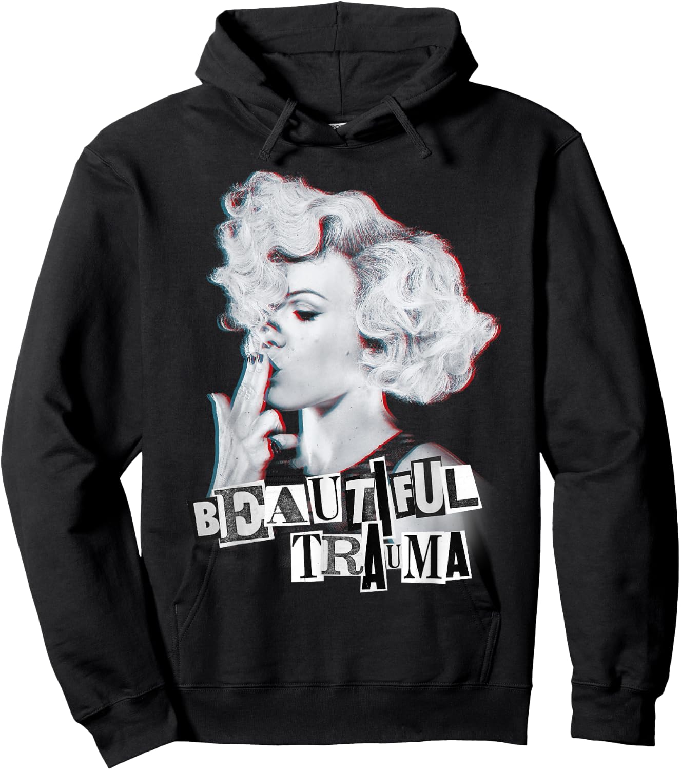 P! NK Beautiful Trauma , Black, S Hoodie - Hoodie | Black