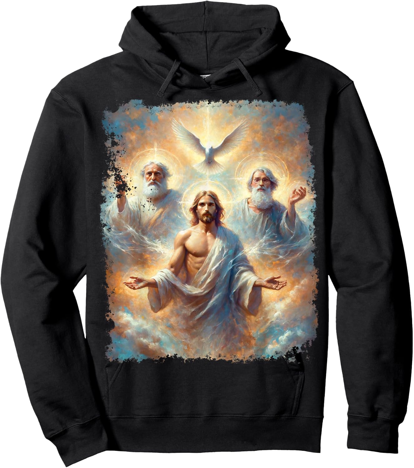 Jesus God The Father Holy Spirit Hoodie - Hoodie | Black