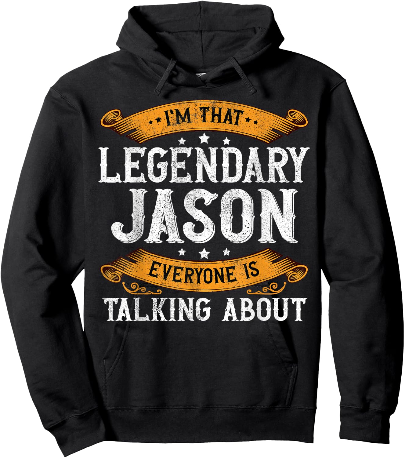 Jason Personal Name Funny Jason First Name Hoodie - Hoodie | Black