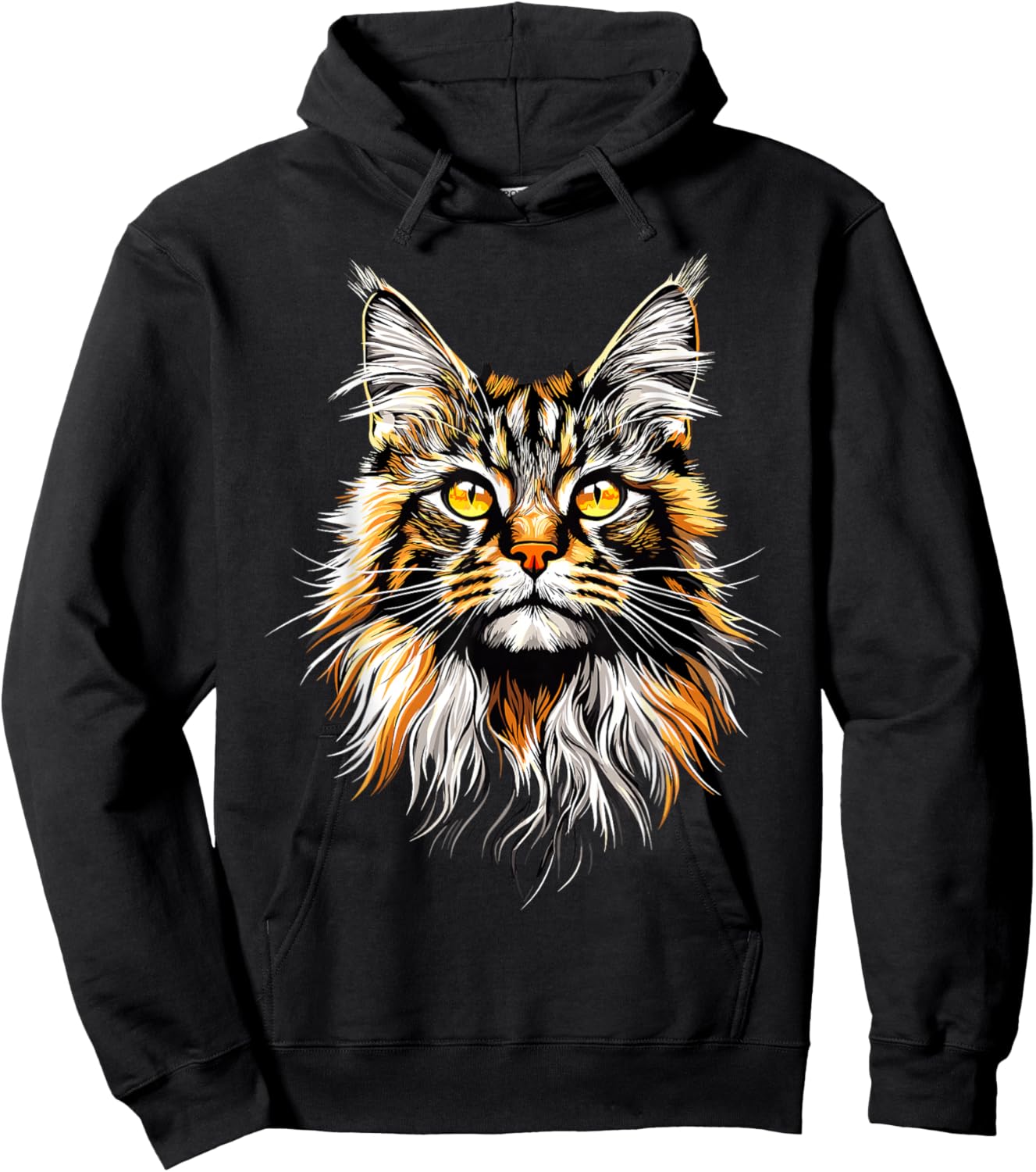 Maine Coon Cat Cat Lover Maine Coon Soft , Black, S Hoodie - Hoodie | Black