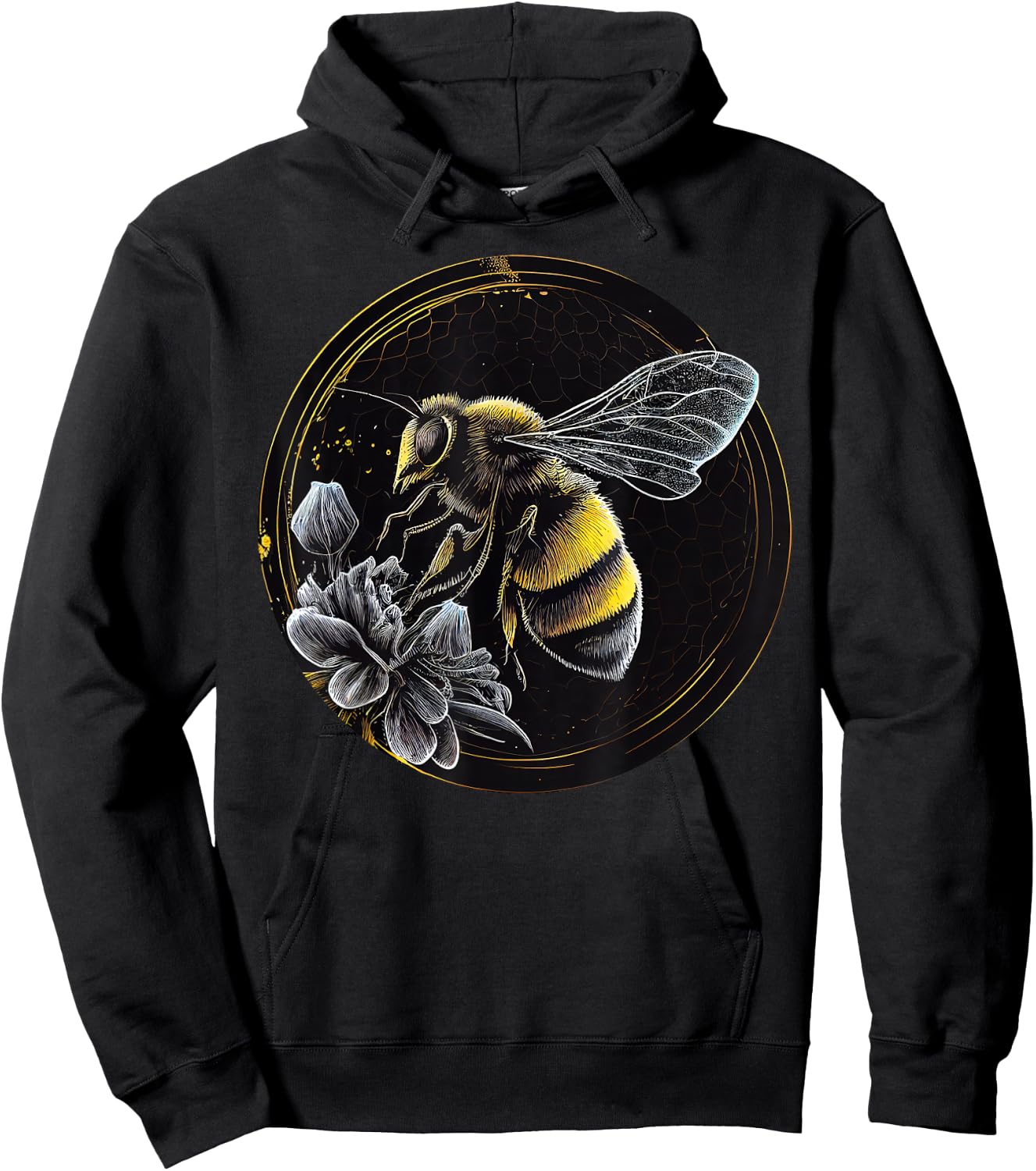 Bee Animal Lover Wildlife Bees Hoodie - Hoodie | Black