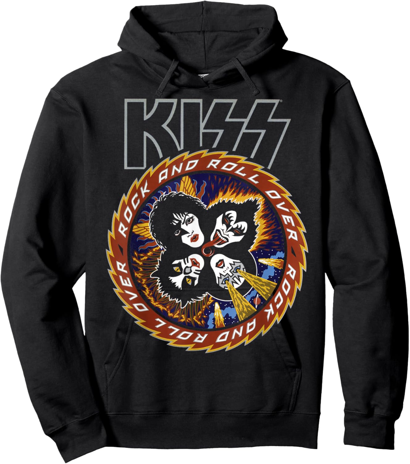 KISS - Roll Over Hoodie - Hoodie | Black