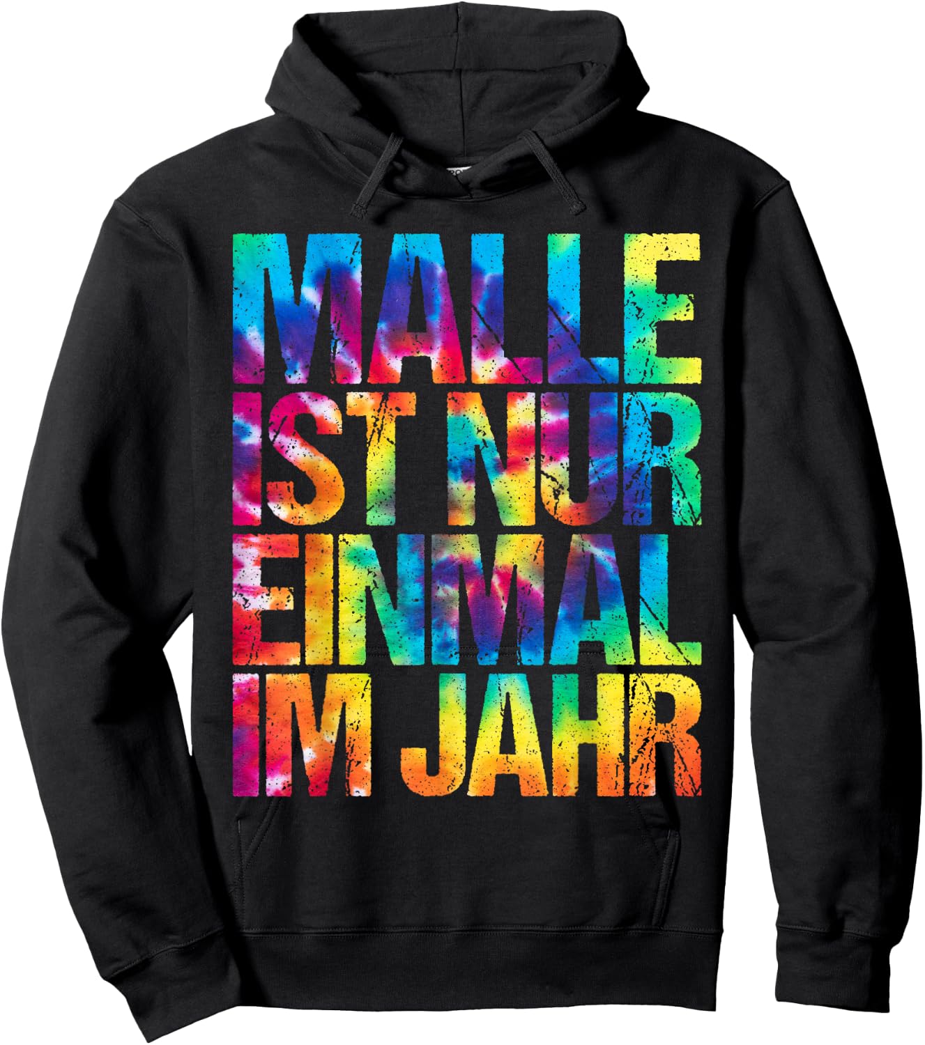 Malle ist nur einmal im Jahr , black Hoodie - Hoodie | Black