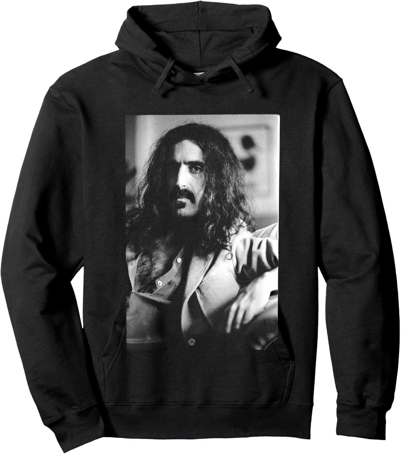 Frank Zappa London Photoshoot by Simon Fowler , black Hoodie - Hoodie | Black