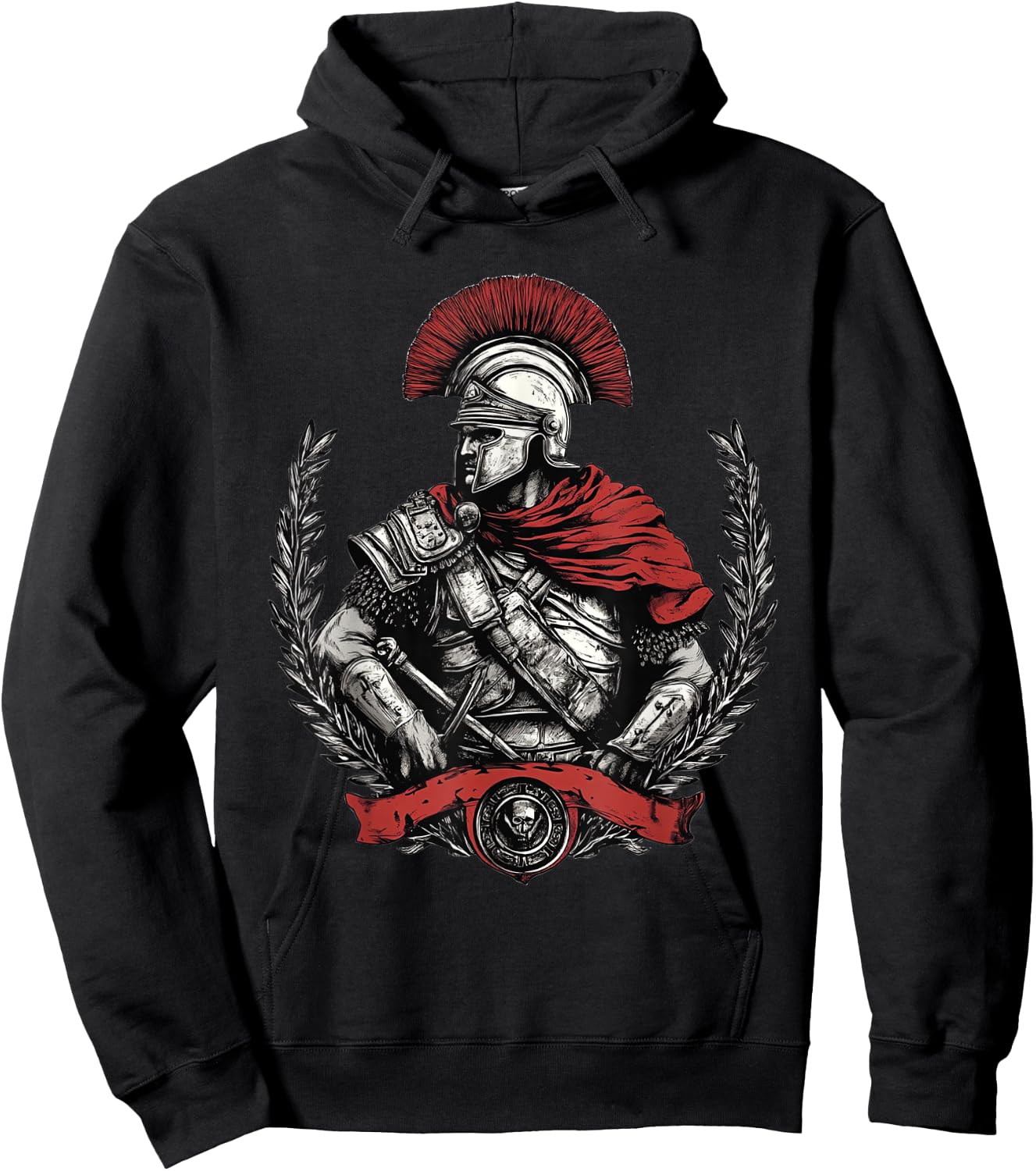 Adults Kids Roman History Military Black Small Hoodie - Hoodie | Black