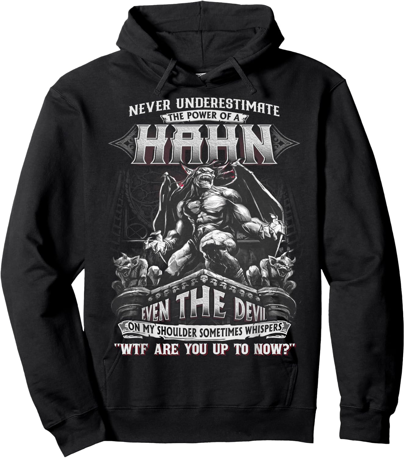 Hahn - Never Underestimate The Power Of A Hahn Hoodie - Hoodie | Black