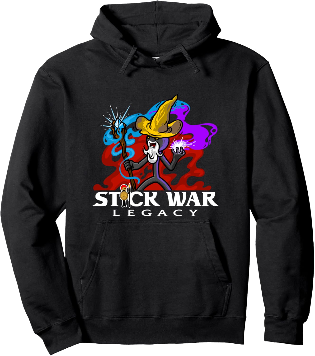 Stick War: Legacy - Magikill on Dark Long Hoodie - Hoodie | Black