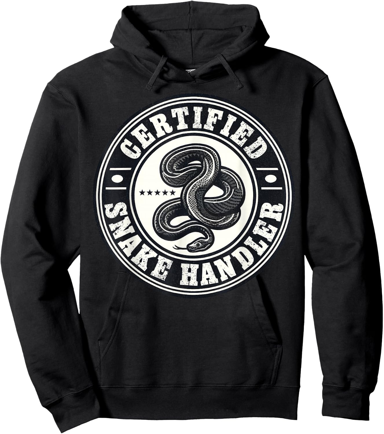 Certified Snake Handler I Snake Hoodie - Hoodie | Black