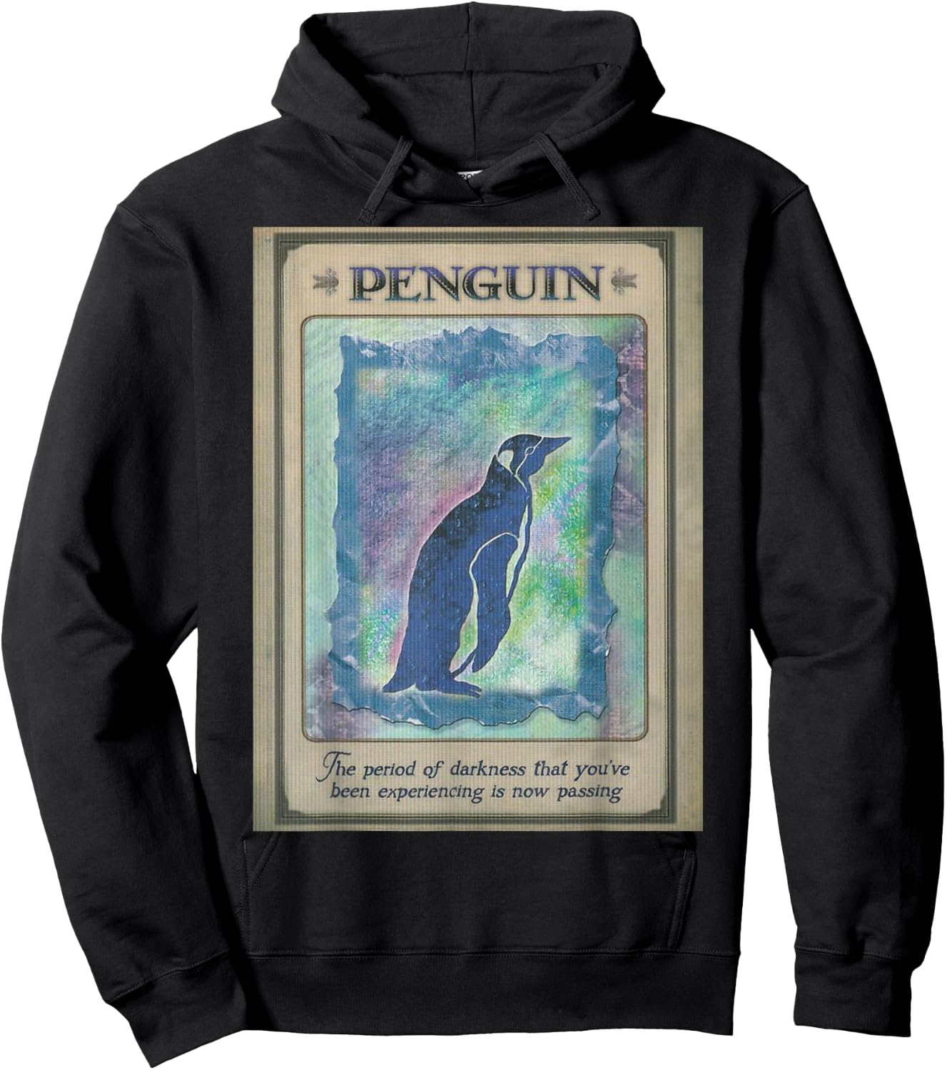 Penguin Tarot Card Hoodie - Hoodie | Black