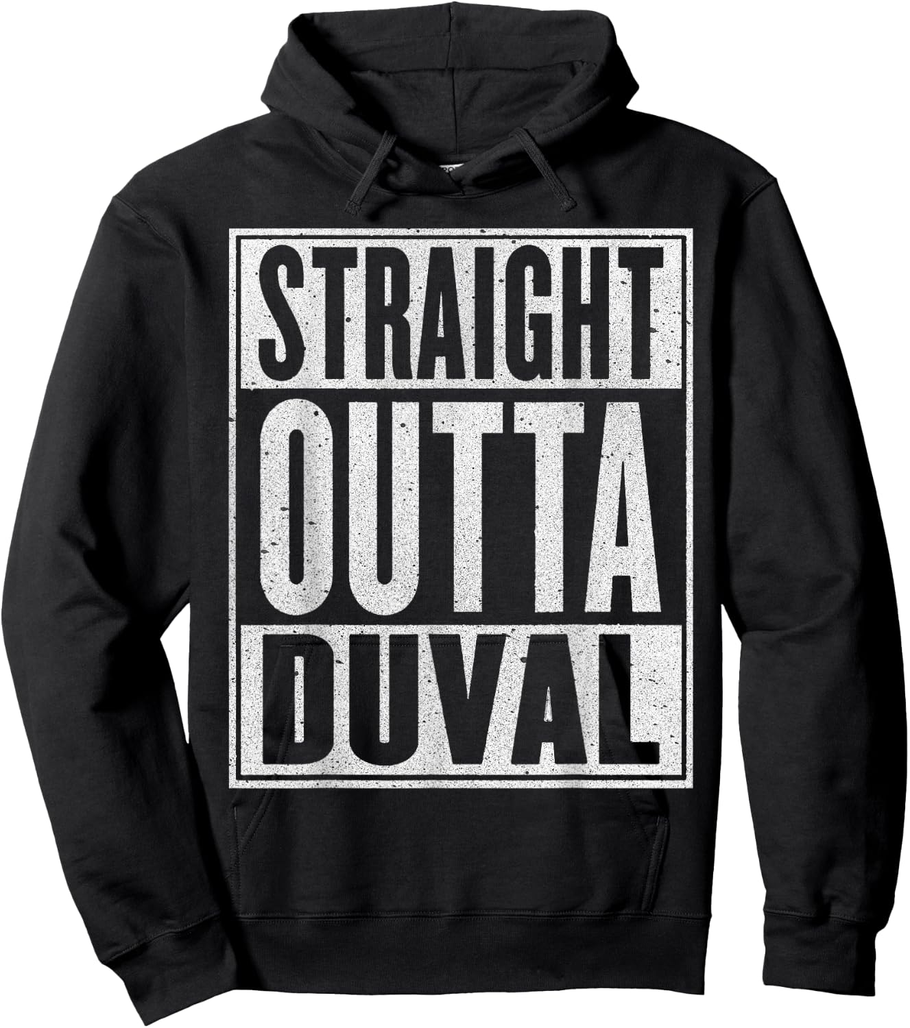 Straight Outta Duval Gift Funny USA Traveler Hoodie - Hoodie | Black