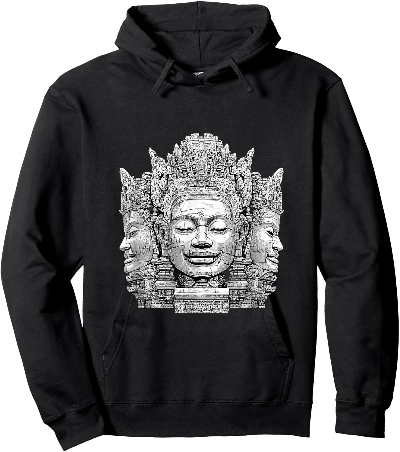 Angkor Wat Cambodia - Explore Ancient Temples , Black, S Hoodie - Hoodie | Black