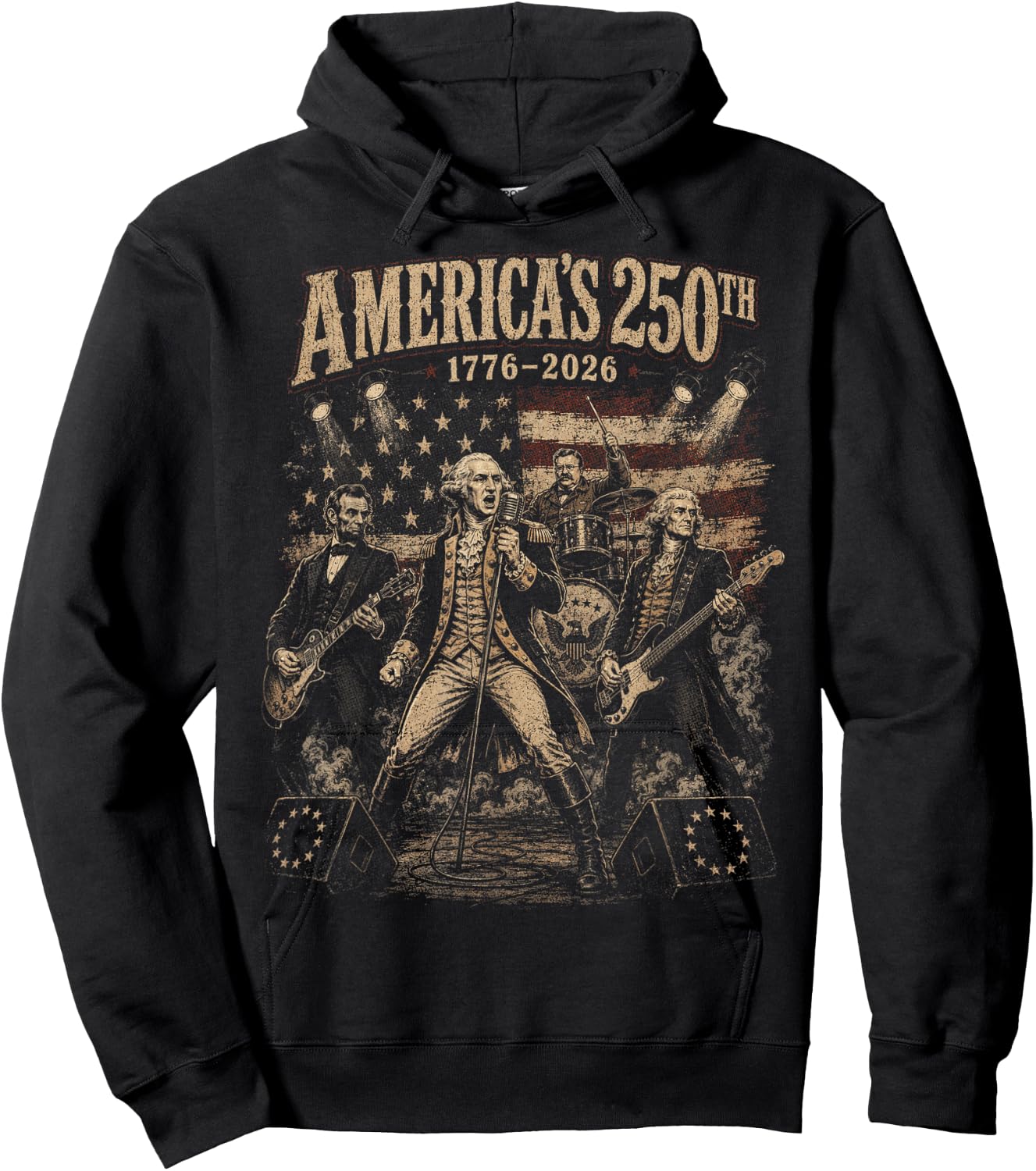 T-Shirt Hoodie - Hoodie | Black