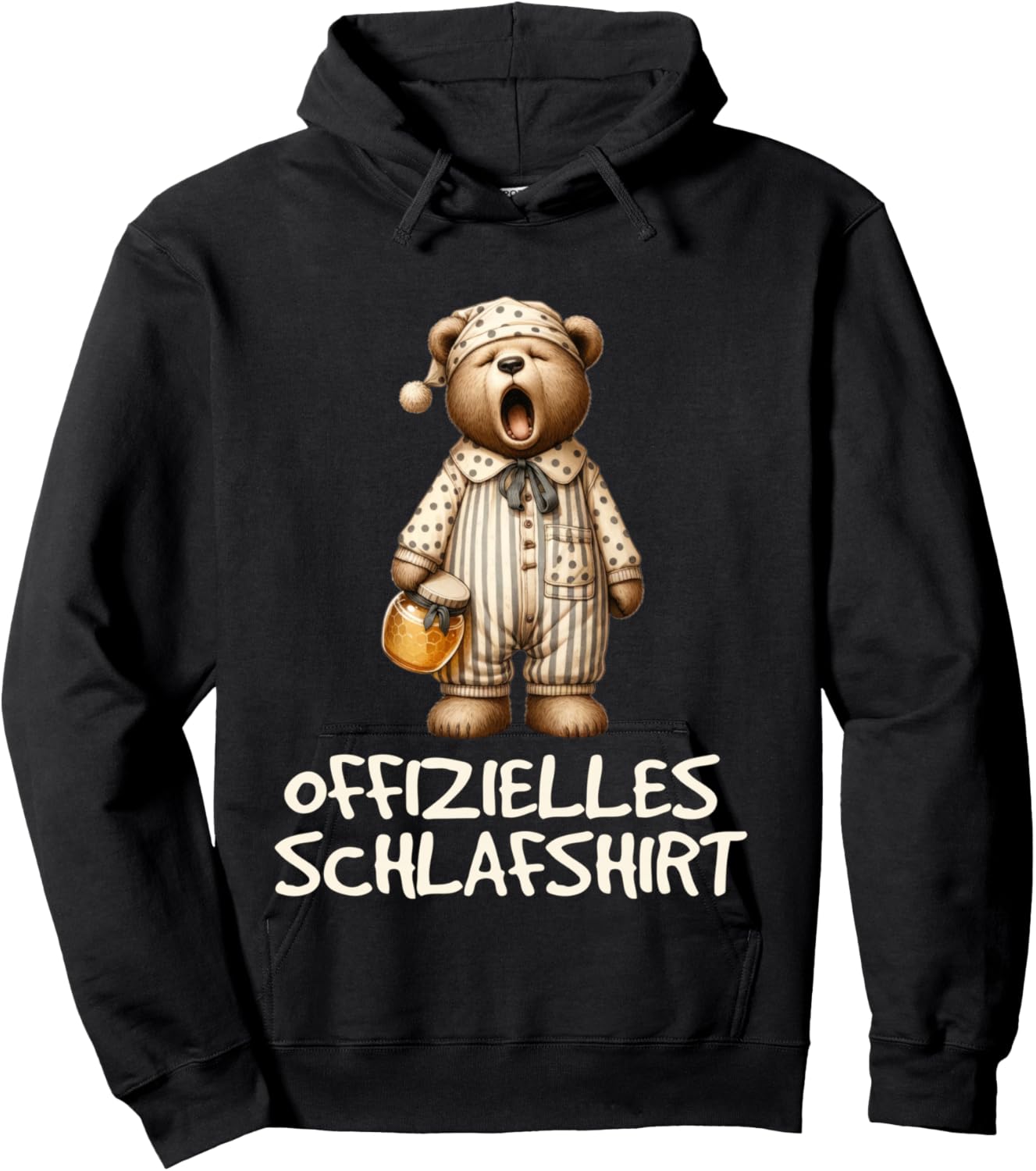 Official Bear Sleep Shirt Hoodie - Hoodie | Black
