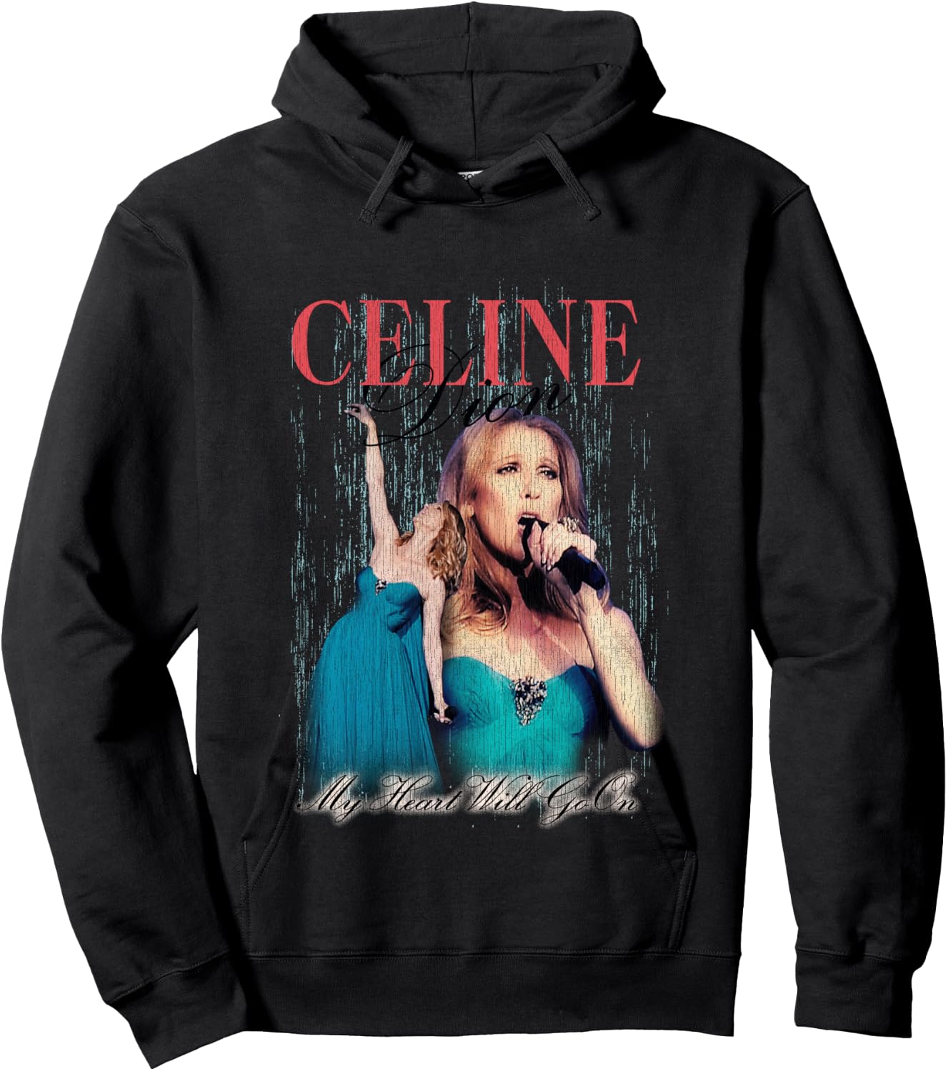 Official Celine Dion My Heart Will Go On Hoodie - Hoodie | Black
