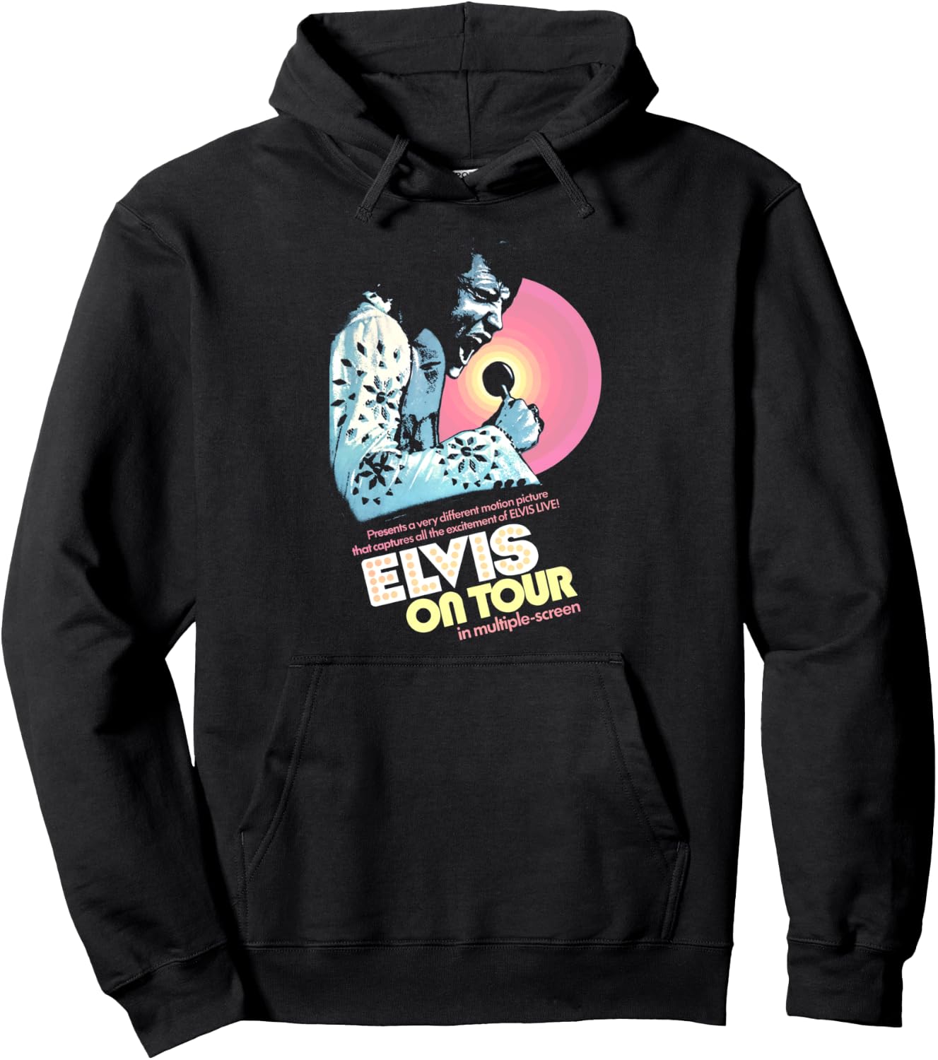 Elvis Presley On Tour Hoodie - Hoodie | Black