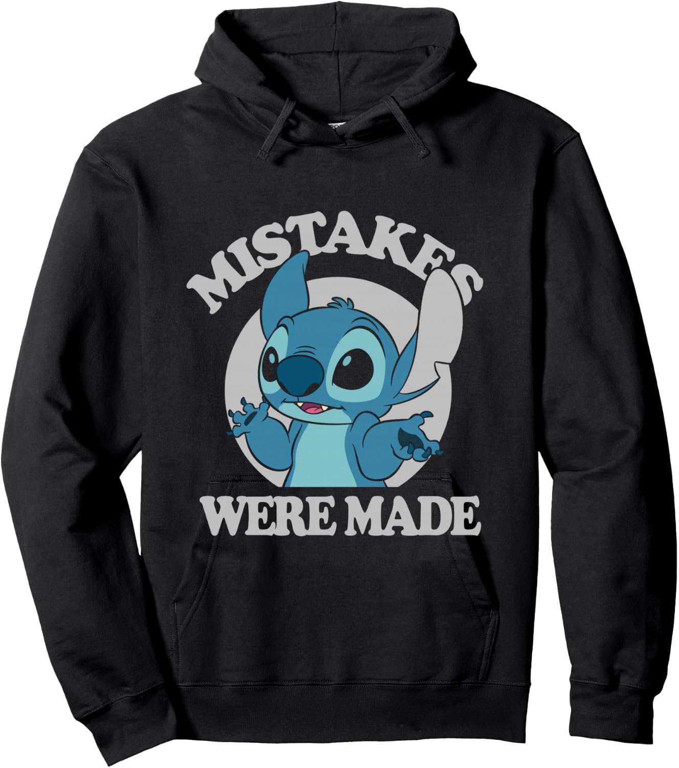 Disney Lilo & Stitch Mistakes Were Made Stitch Hoodie - Hoodie | Black