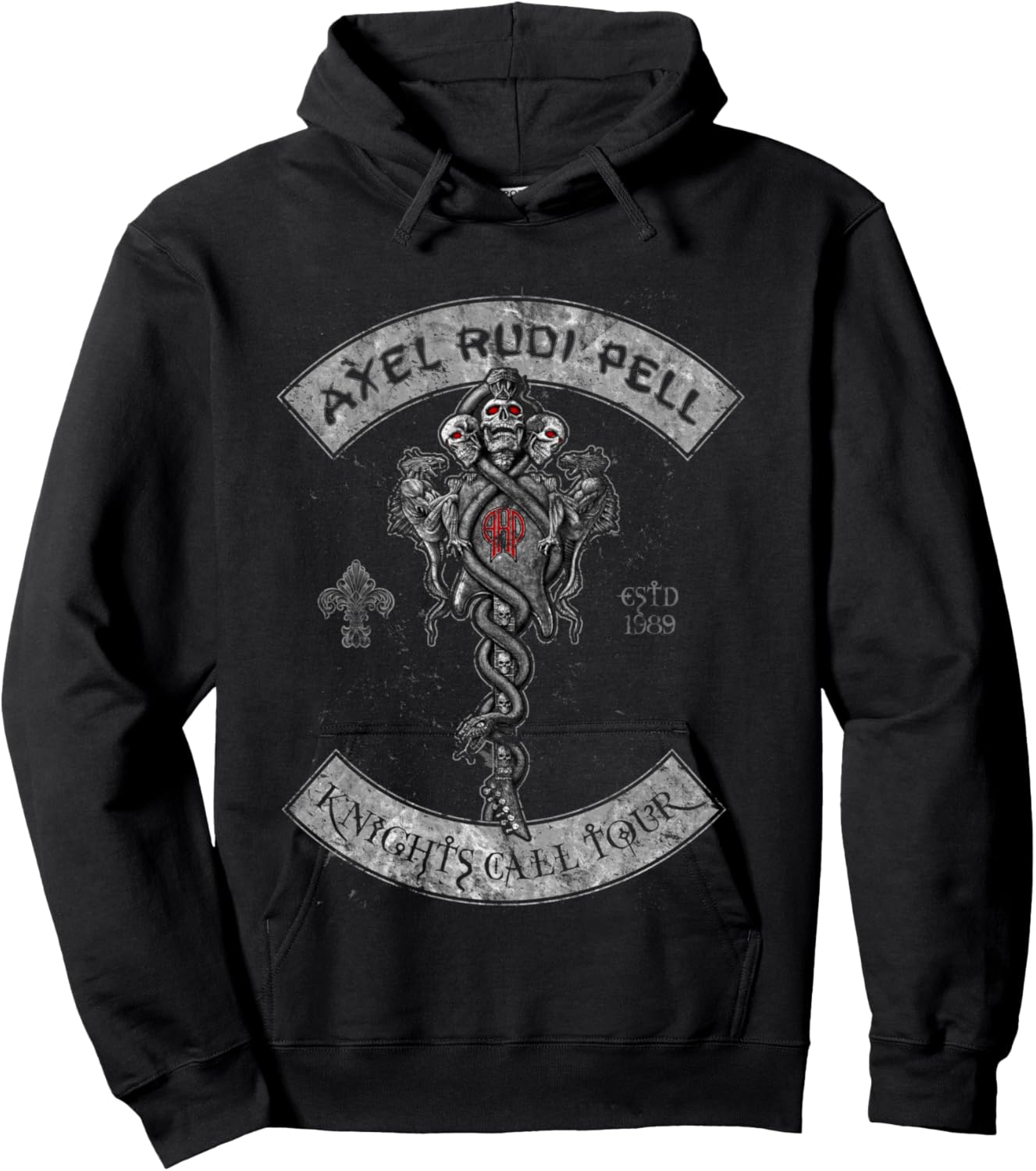 Axel Rudi Pell Tour 2018 Biker Shirt Black Hoodie - Hoodie | Black