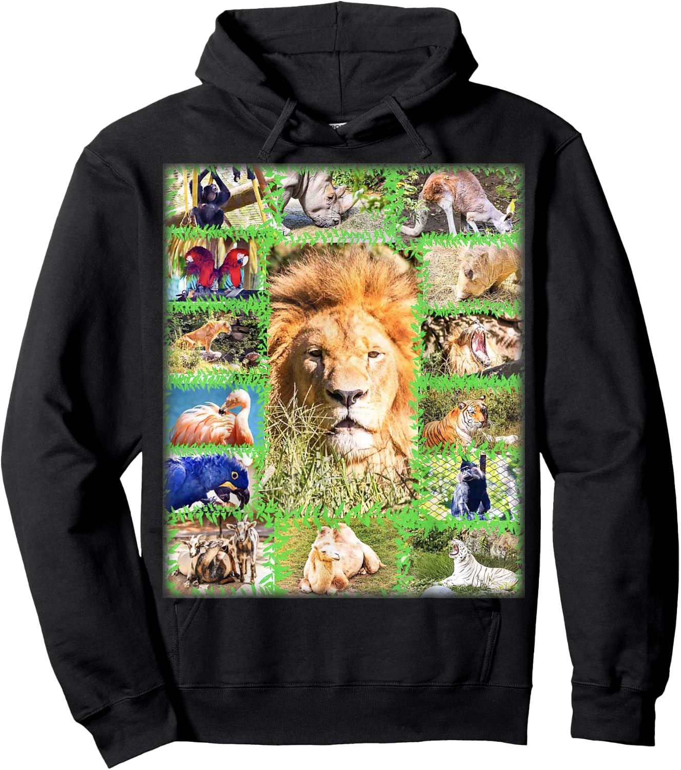Zoo Portraits Hoodie - Hoodie | Black
