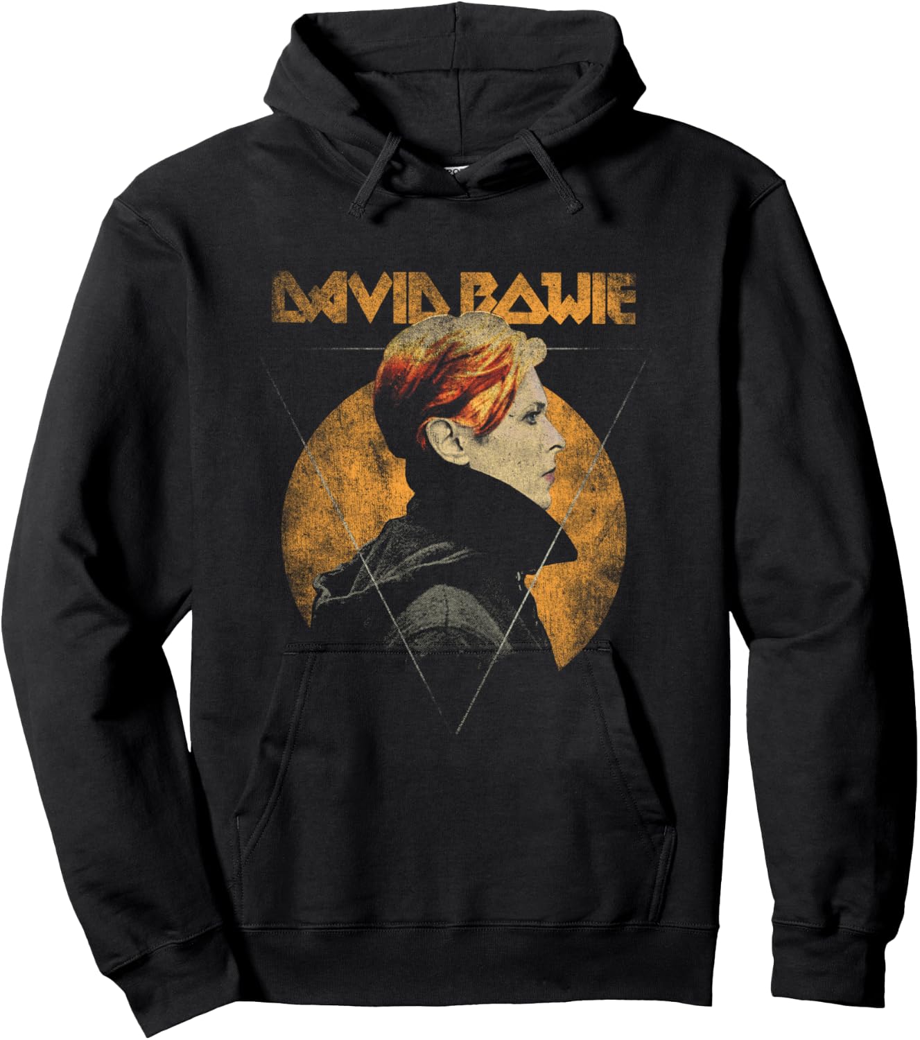 David Bowie - Triangle Shirt, black Hoodie - Hoodie | Black