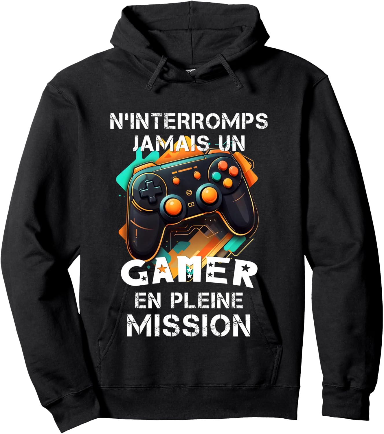 Gamer geek addicted to video games teen gaming console humor , Black, S Hoodie - Hoodie | Black