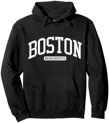 Boston, Massachusetts, MA, College-Universitätsstil Hoodie - Hoodie | Black